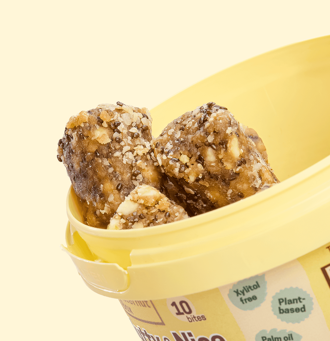 Nutty and nice dog food treats