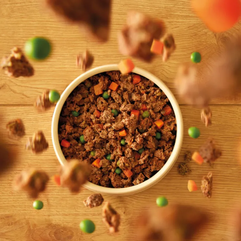 Ingreidents falling into bowl
