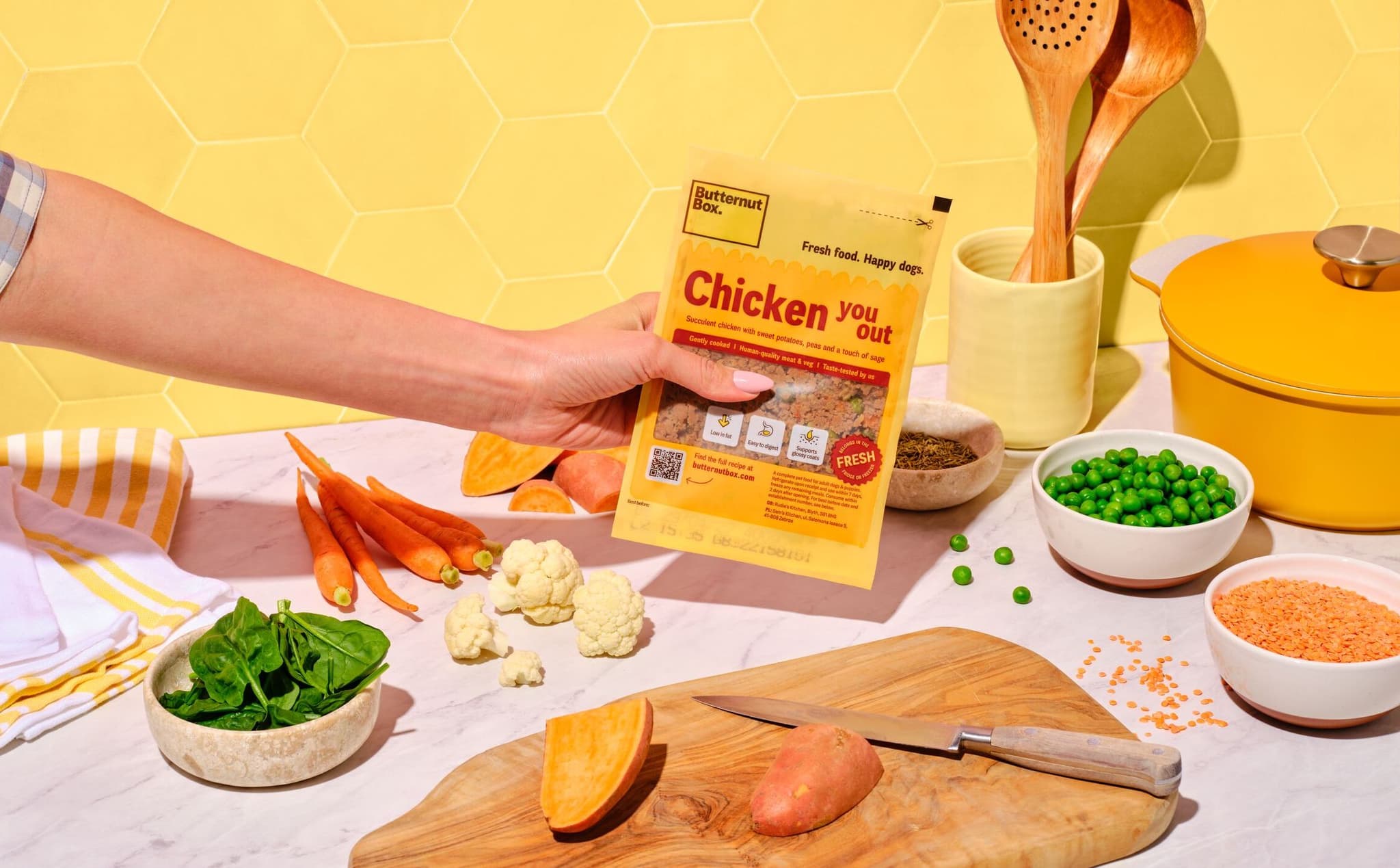 Butternut Box Chicken You Out meal preparation